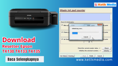 Download Resetter Epson TX130 TX133 TX135