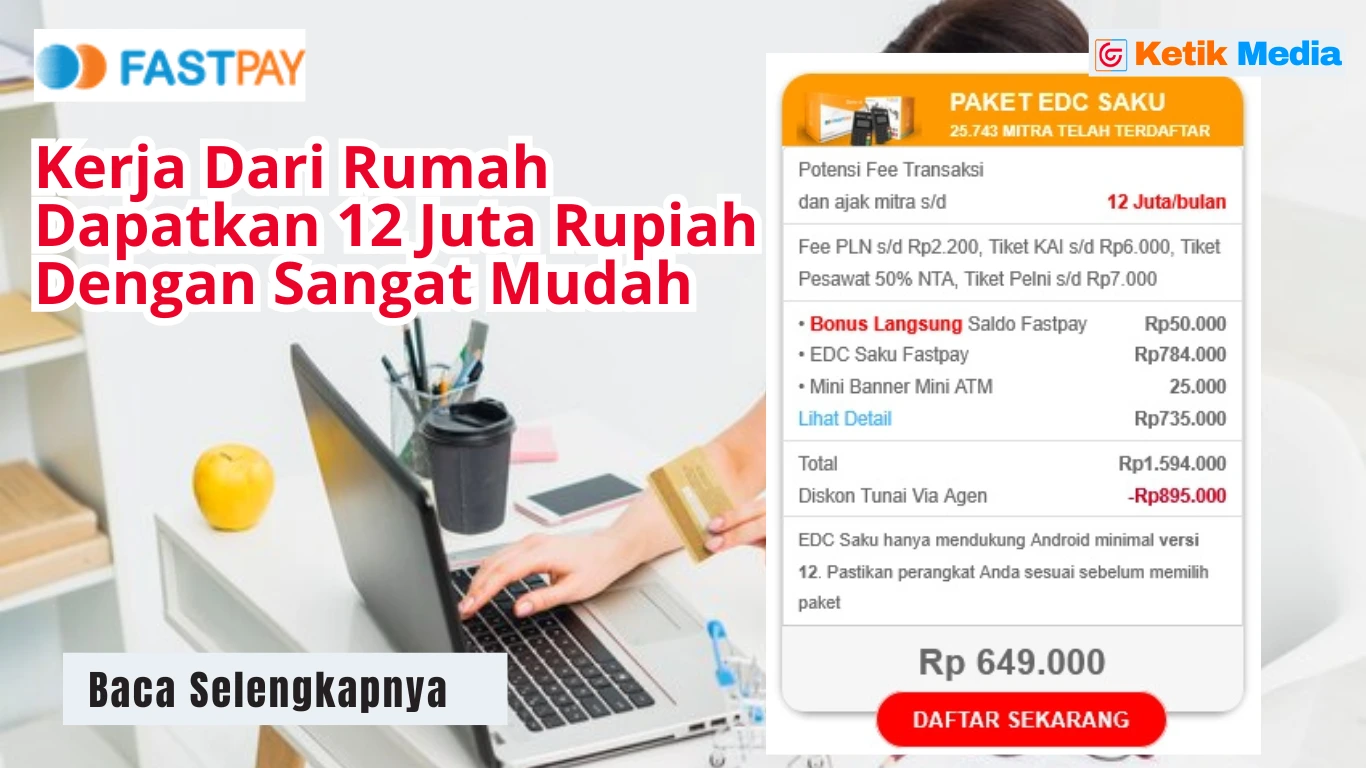 Paket Pendaftaran EDC Saku Fastpay