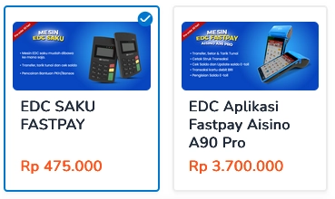 Harga Mesin EDC Fastpay