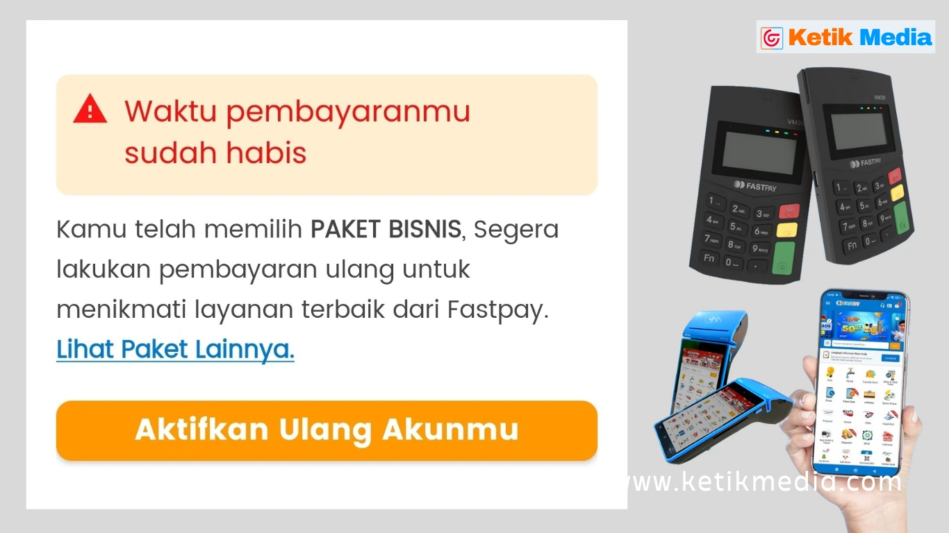 cara terbaru aktifkan akun fastpay di apk fastpay