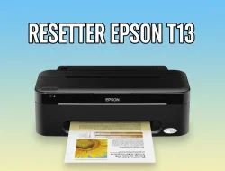 Download Resetter Epson T13 dan Cara Reset Paling Simpel