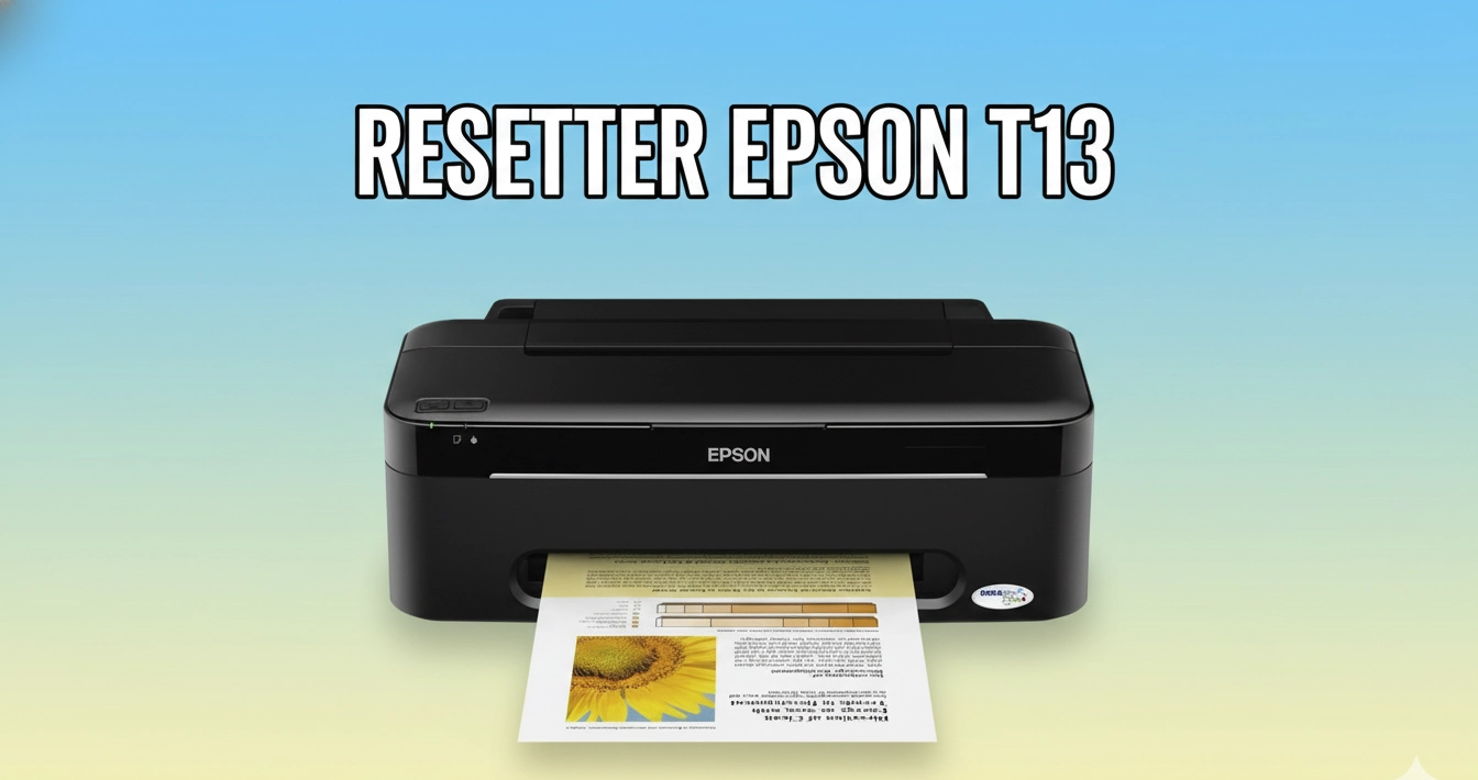 Download Resetter Epson T13 dan Cara Reset Paling Simpel