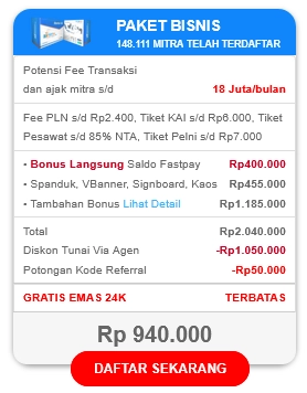 paket pendaftaran Fastpay