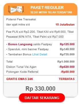 paket pendaftaran Fastpay