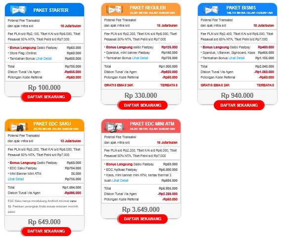 Cara Daftar Fastpay di HP dan di Komputer Paling Mudah