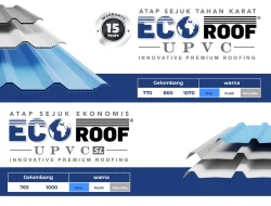 Atap UPVC Terbaik untuk Rumah dan Gudang, Tahan Panas