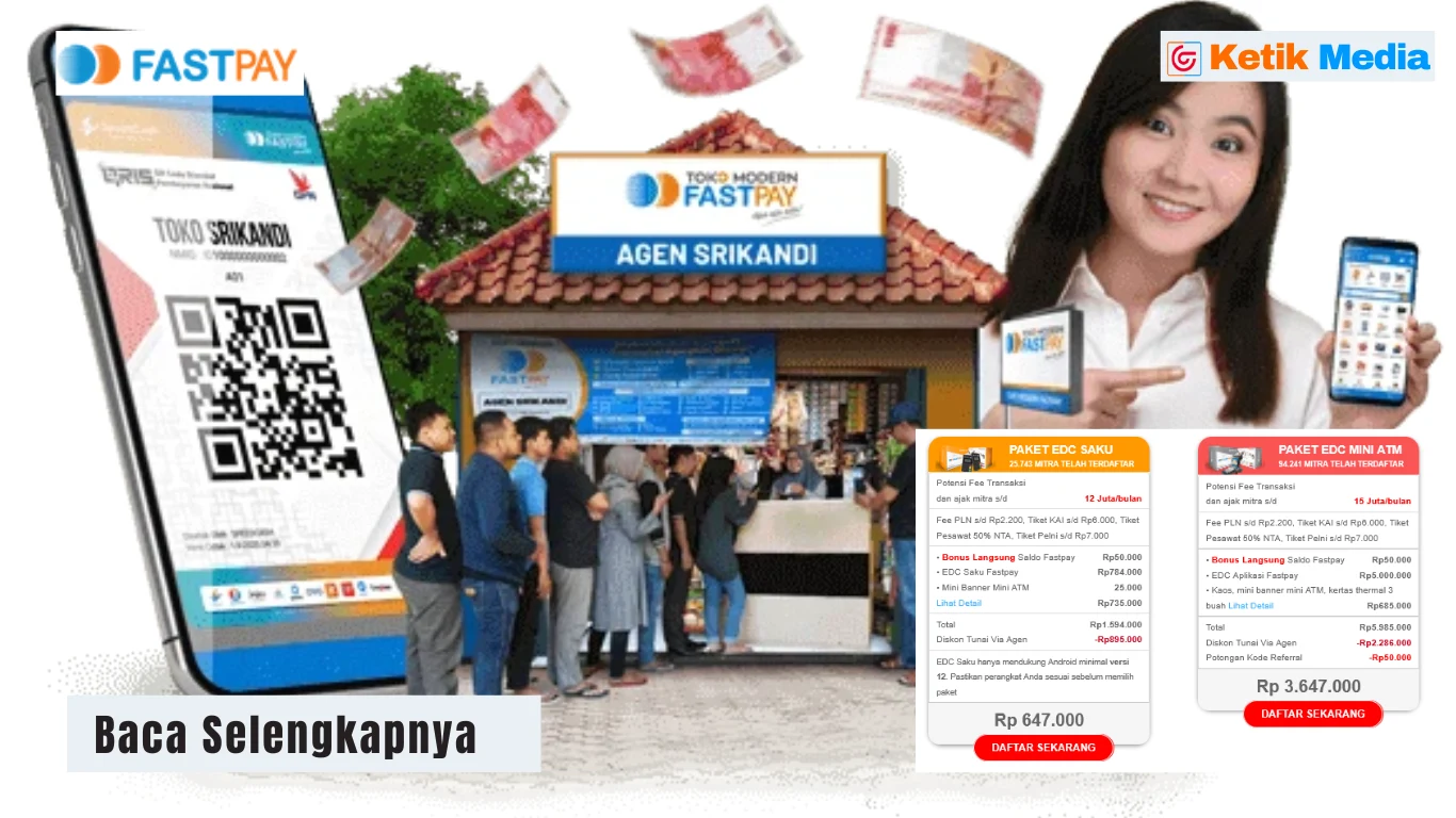 Biaya Pendaftaran Fastpay Terbaru 2026