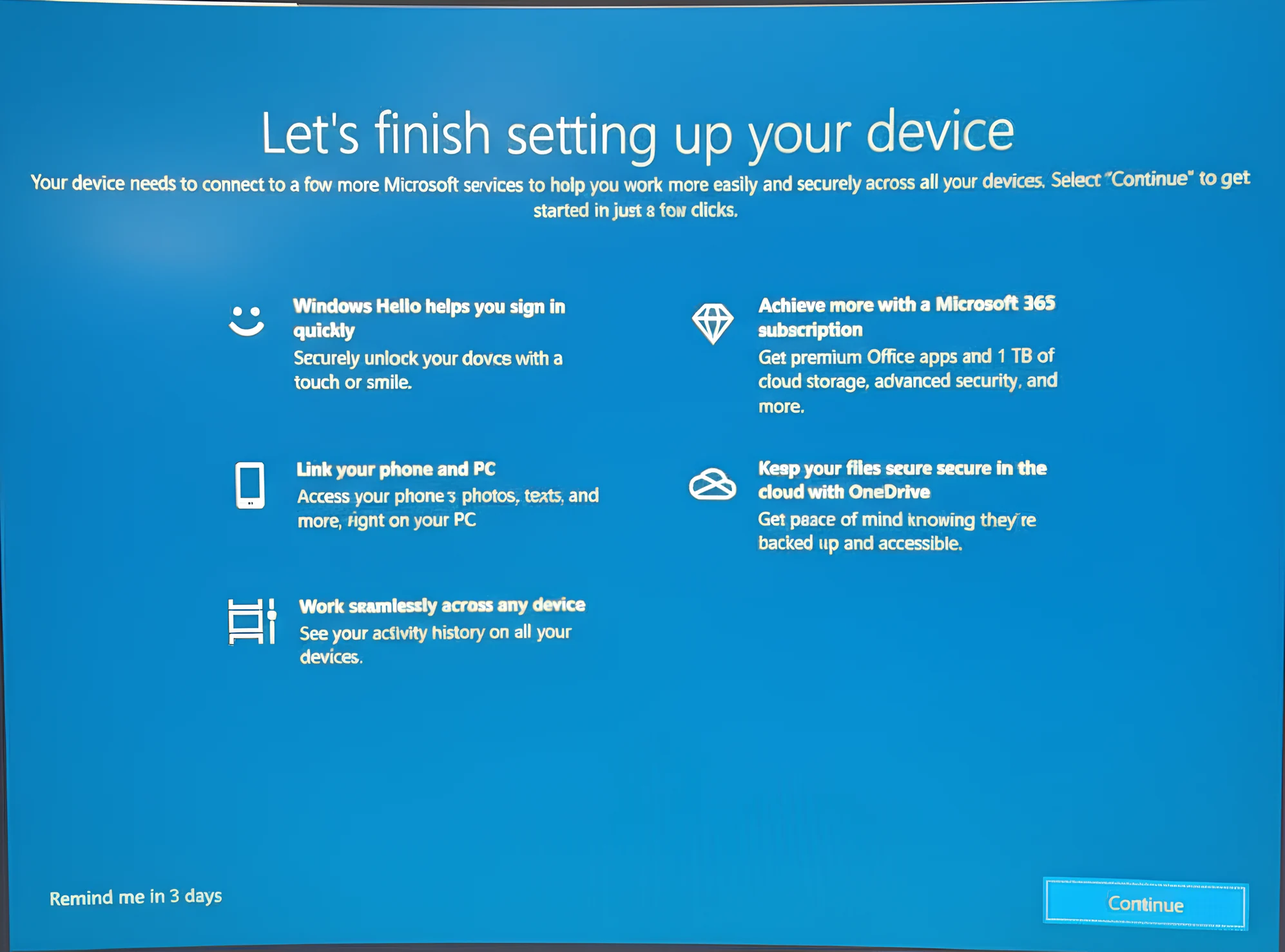 2 Cara Hilangkan Pesan “Let’s Finish Setting Up Your PC” Mudah