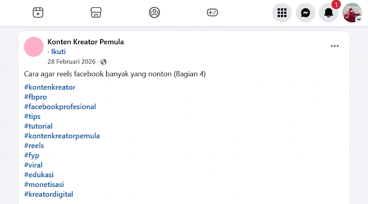 Hastag FYP Facebook Terbaru 2026, Bikin Konten Cepat Viral!